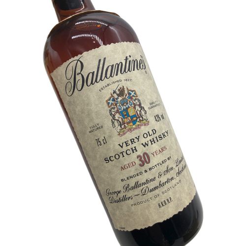 スコッチウィスキー 750ml BALLANTINE 30年 未開封 スコットランド