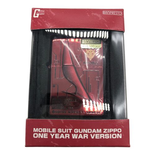 機動戦士ガンダム (キドウセンシガンダム) ZIPPO 赤い彗星Ver. 2006年8月製造 ONE YEAR WAR VERSION 未使用品