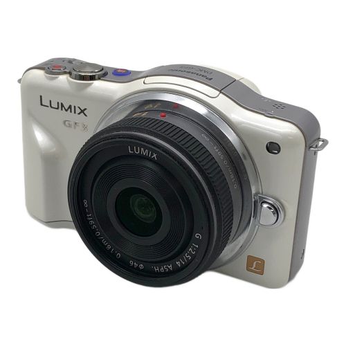 Panasonic (パナソニック) ミラーレス一眼カメラ LUMIX GF3 DMC-GF3 レンズセット 1306万(総画素) フォーサーズ 4/3型 LiveMOS 専用電池 SDカード対応 レンズ:14mm 1:2.5 -