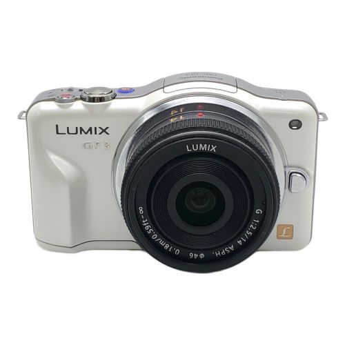 Panasonic (パナソニック) ミラーレス一眼カメラ LUMIX GF3 DMC-GF3 レンズセット 1306万(総画素) フォーサーズ 4/3型 LiveMOS 専用電池 SDカード対応 レンズ:14mm 1:2.5 -