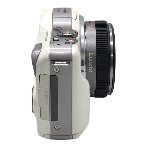 Panasonic (パナソニック) ミラーレス一眼カメラ LUMIX GF3 DMC-GF3 レンズセット 1306万(総画素) フォーサーズ 4/3型 LiveMOS 専用電池 SDカード対応 レンズ:14mm 1:2.5 -