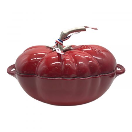 【新品/レア】ストウブ staub　トマトココット 25cm チェリー Amazon.co.jp: staub ストウブ 「 トマト ココット チェリー 25cm