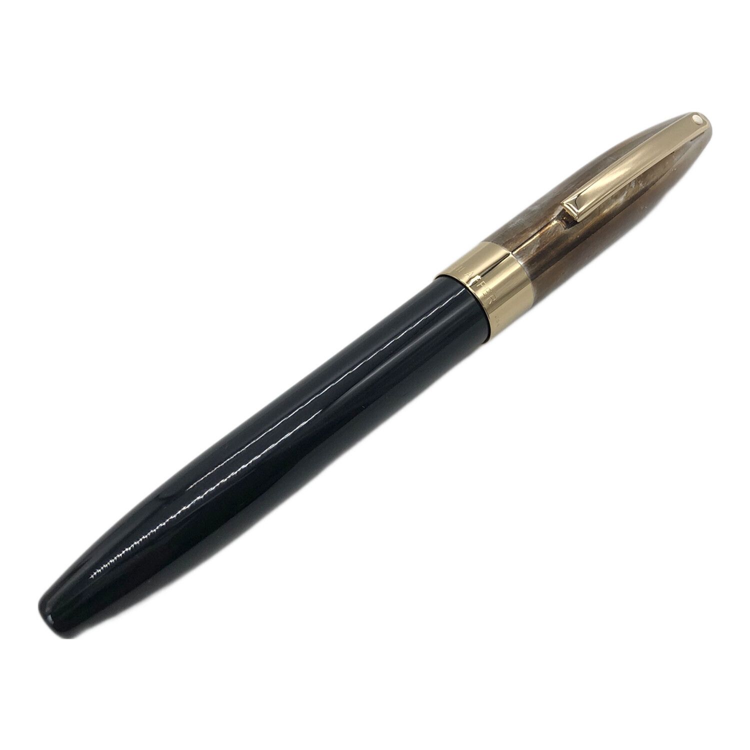 SHEAFFER (シェーファー) 万年筆 ブラック×ゴールド . レガシー ペン先18K