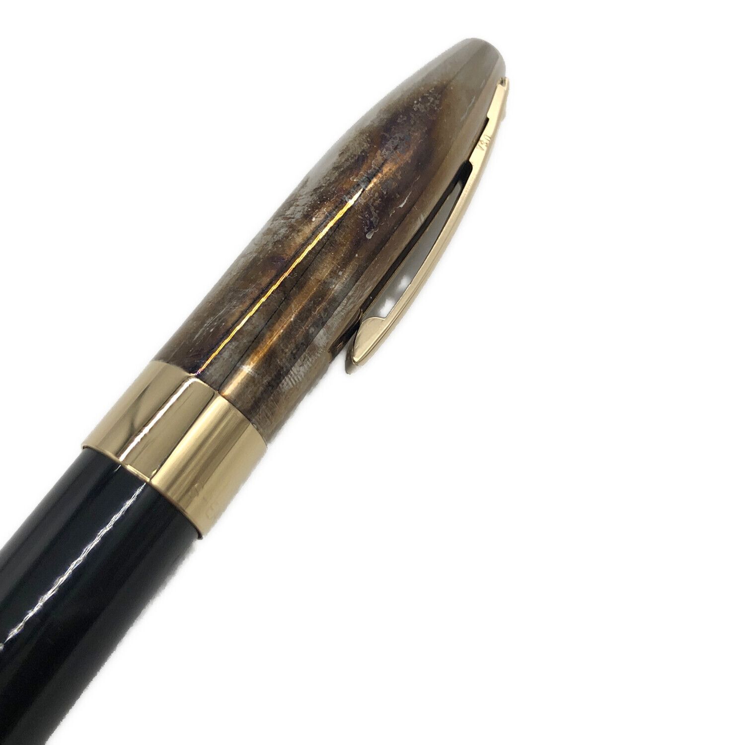 SHEAFFER (シェーファー) 万年筆 ブラック×ゴールド . レガシー ペン先18K