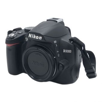 Nikon (ニコン) デジタル一眼レフカメラ 液晶周辺暗い D3000 ボディ 1075万(総画素) APS-C CCD 専用電池 SDカード対応 標準:ISO100～1600 拡張:ISO3200相当 2032694