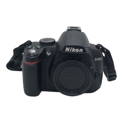 Nikon (ニコン) デジタル一眼レフカメラ 液晶周辺暗い D3000 ボディ 1075万(総画素) APS-C CCD 専用電池 SDカード対応 標準:ISO100～1600 拡張:ISO3200相当 2032694