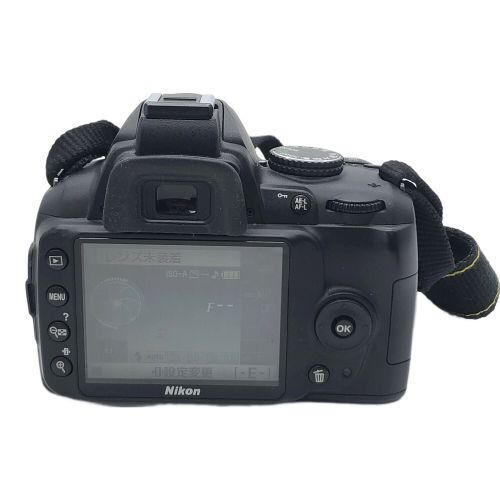 Nikon (ニコン) デジタル一眼レフカメラ 液晶周辺暗い D3000 ボディ 1075万(総画素) APS-C CCD 専用電池 SDカード対応 標準:ISO100～1600 拡張:ISO3200相当 2032694