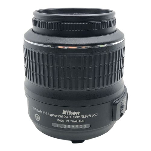 Nikon (ニコン) レンズ DX SWM VR ASPHERICAL 18-55 3.5-5.6 ニコンマウント 13258503