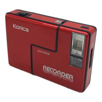 KONICA (コニカ) フィルムカメラ シャッター　ECORDER フィルムカメラ レッド 2385871