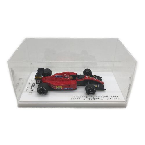 Mr.CRAFT TAMEO KITS ミニカー Alain Prost No27 Ferrari 643 1991