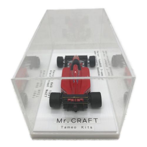 Mr.CRAFT TAMEO KITS ミニカー Alain Prost No27 Ferrari 643 1991