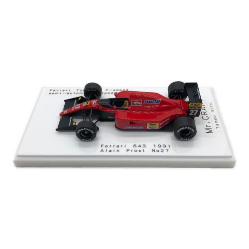 Mr.CRAFT TAMEO KITS ミニカー Alain Prost No27 Ferrari 643 1991