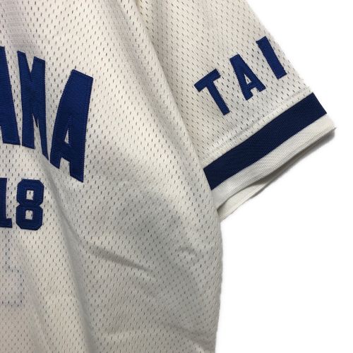 横浜DeNAベイスターズ (ベイスターズ) ベースボールシャツ メンズ SIZE L ホワイト 三浦大輔・復刻レプリカ