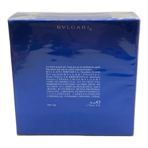 BVLGARI (ブルガリ) オードトワレ ブループールオム 50ml 残量80%-99%