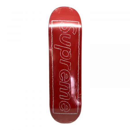 SUPREME (シュプリーム) スケートボード レッド Chalk Logo Skateboard