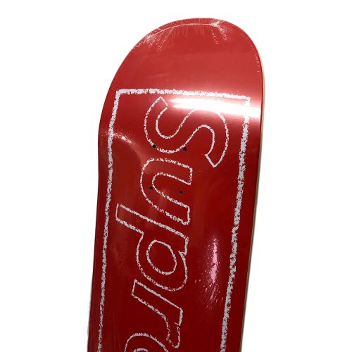 SUPREME (シュプリーム) スケートボード レッド Chalk Logo Skateboard KAWS