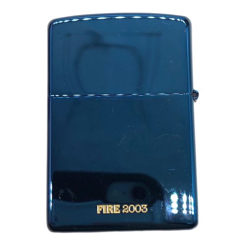 ZIPPO (ジッポ) ZIPPO 2002 ブルー FIRE