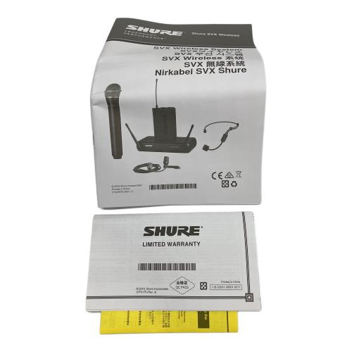 SHURE (シュア) ヘッドウォーン・マイクロホン付属システム SVX14J/PGA31-JB1 2021年製