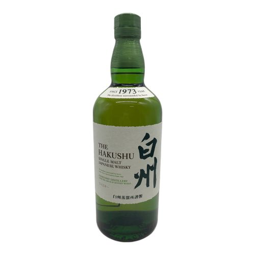 サントリー ジャパニーズウィスキー シングルモルト 700ml 箱付 白州 現行ボトル 未開封