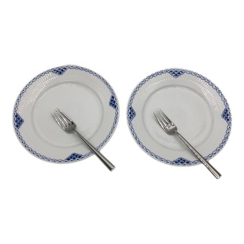 ROYAL COPENHAGEN (ロイヤル・コペンハーゲン) プレートセット フォーク2本 * プリンセス 2Pセット