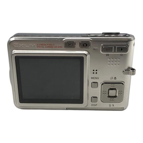 CASIO (カシオ) ジャンク品 ex-s100 334万画素(総画素) 320万画素(有効画素) 専用電池 SDカード マルチメディアカード 通常：ISO50～400