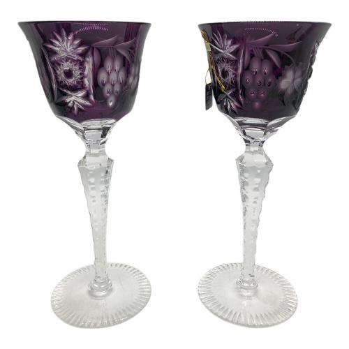 Cristal Donau グラスセット 葡萄 2Pセット