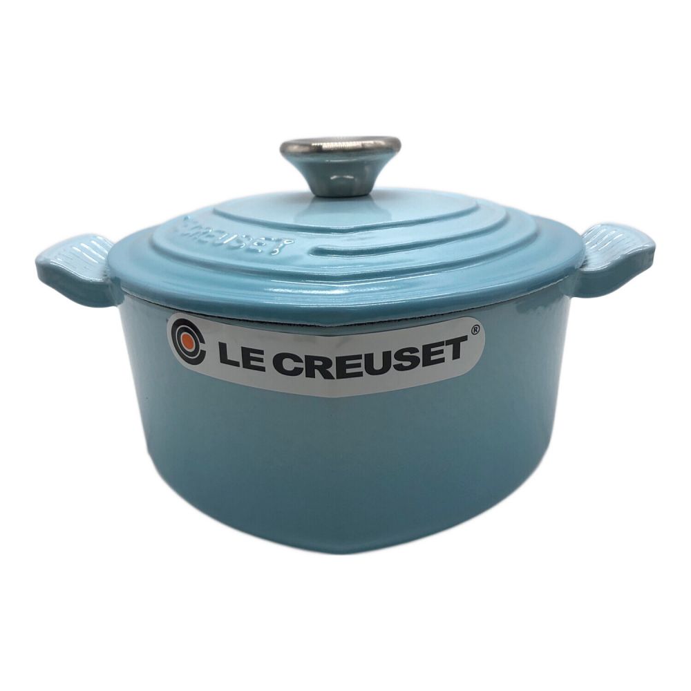 LE CREUSET (ルクルーゼ) 鍋 ピュリストブルー 20cm 1.9L ココット