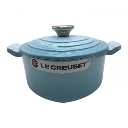 LE CREUSET (ルクルーゼ) 鍋 ピュリストブルー 20cm 1.9L ココット