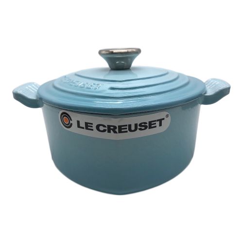 LE CREUSET (ルクルーゼ) 鍋 ピュリストブルー 20cm 1.9L ココットダムール