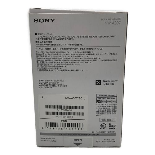 SONY (ソニー) WALKMAN 64GB NW-A307 サインアウト確認済 -