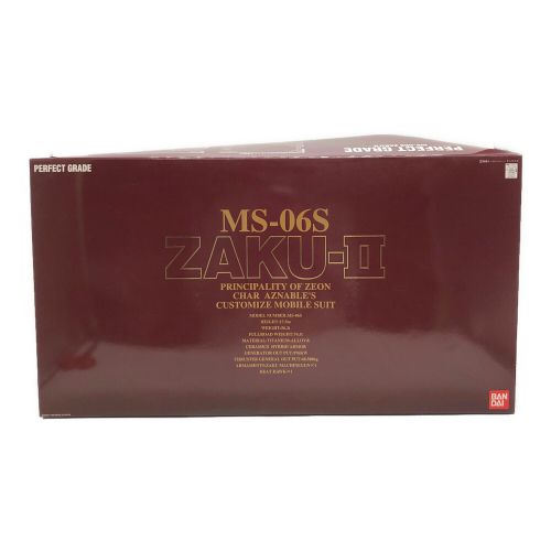 BANDAI (バンダイ) ガンプラ 箱キズ・ヨゴレ・ゆがみ有 1/60 ジオン公国軍指揮官用モビルスーツ MS-06S「ザクⅡ」 PG