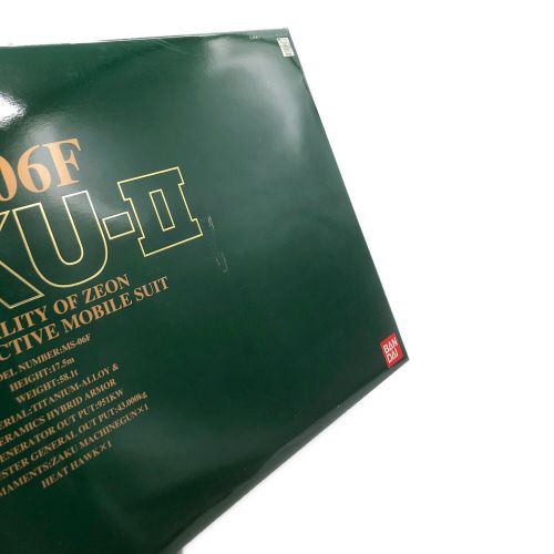 BANDAI (バンダイ) ガンプラ 箱キズ・ヨゴレ有 PG 1/60 ジオン公国軍汎用モビルスーツ 「ザクⅡ」 MS-06F