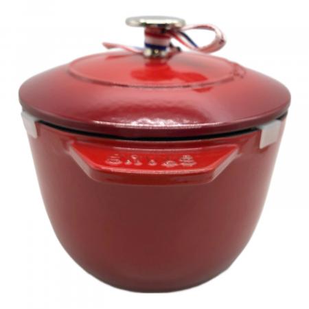STAUB LA COCOTTE ストウブ ホーロー鍋22cmチェリーレッド Staub (ストウブ) ホーロー鍋 レッド 16cm・チェリー 40511-828 ラ
