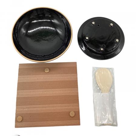 長谷園 伊賀焼 土鍋 ブラック 2合炊き SCT-03｜トレファクONLINE