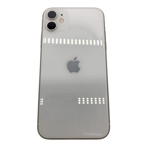 Apple (アップル) iPhone11 MWM22J/A サインアウト確認済 354001109158329 ○ au 修理履歴無し 128GB バッテリー:Cランク  iOS Blancco社