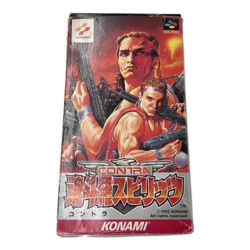 魂斗羅スピリッツ ファミコン用ソフト ジャンク品　※箱破損