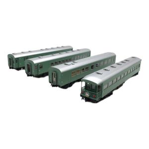 天賞堂 (テンショウドウ) HOゲージ 特急「はと」青大将 基本4輌セット 57028　※現状販売品