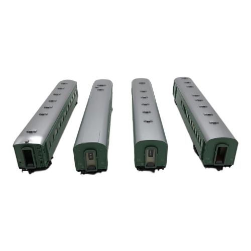 天賞堂 (テンショウドウ) HOゲージ 特急「はと」青大将 基本4輌セット 57028　※現状販売品