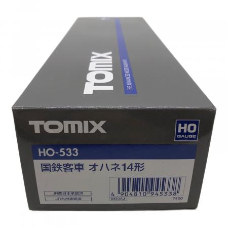 TOMIX (トミックス) HOゲージ HO-533 国鉄客車 オハネ14形｜トレファク