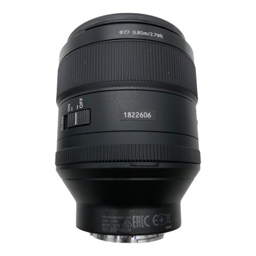 SONY (ソニー) ポートレートレンズ SEL85F14GM 85 mm F1.4 ソニーマウント 1822606