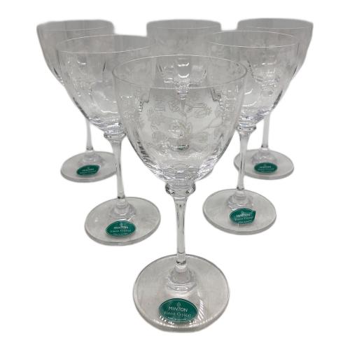 MINTON (ミントン) ワイングラス  ハドンホールクリス 6Pセット