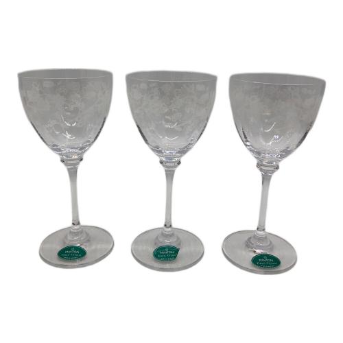 MINTON (ミントン) ワイングラス  ハドンホールクリス 6Pセット