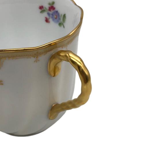 Noritake (ノリタケ) ティーカップ&ソーサー ダイヤモンドコレクション・ハンドペイント ミネルバ