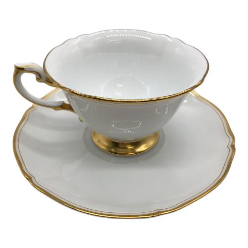 大倉陶園 (オオクラトウエン) ティーカップ&ソーサー ホワイトマスターピース