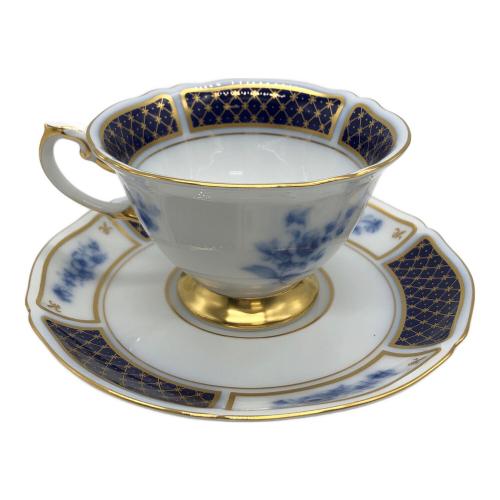 大倉陶園 (オオクラトウエン) ティーカップ&ソーサー ブルーインペリアル