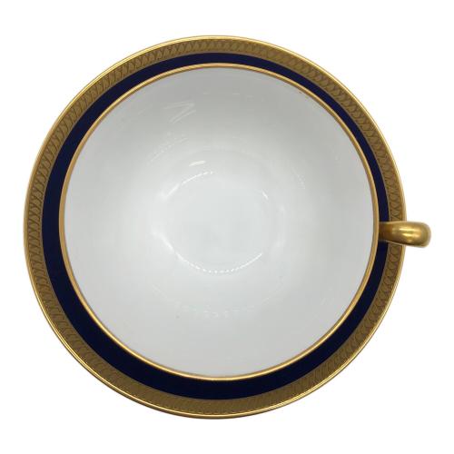 大倉陶園 (オオクラトウエン) ティーカップ&ソーサー 瑠璃片葉金蝕