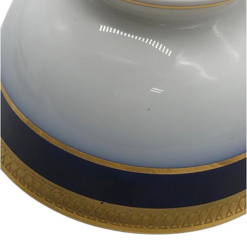 大倉陶園 (オオクラトウエン) ティーカップ&ソーサー 瑠璃片葉金蝕