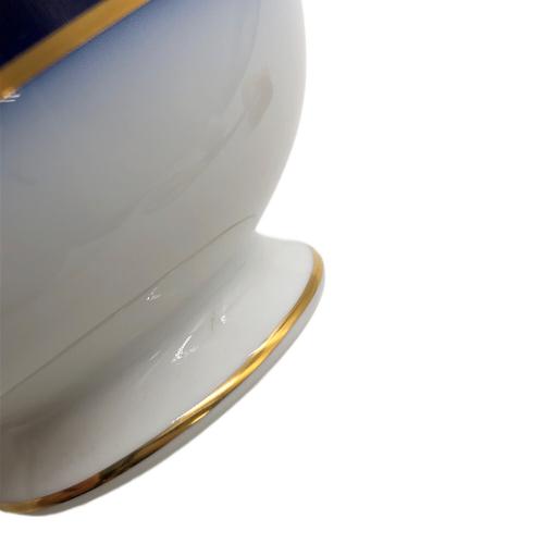 大倉陶園 (オオクラトウエン) ティーカップ&ソーサー 瑠璃片葉金蝕