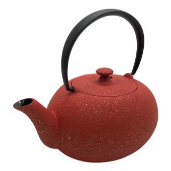 菊地保寿堂 (キクチ ホウジュドウ) 和鉄ポット FUKU SS レッド