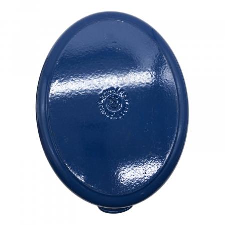LE CREUSET (ルクルーゼ) 鍋 ブルー 蓋裏に一部サビ、一部汚れ有